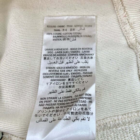 Gucci Unisex Ivory Hoodie With Red Logo & Lamb Graphic - Picture 6 of 8